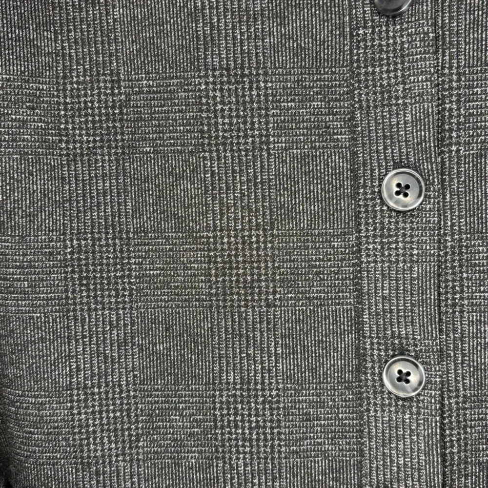 Loft Dark Academia Preppy Minimalist Dark Grey Knee Length Dress Sz XL - Picture 3 of 5